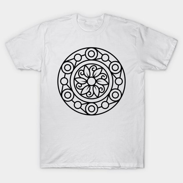 Inspirational MANDALA T-SHIRT MANDALA 004 T-Shirt by abcmandalaclothing